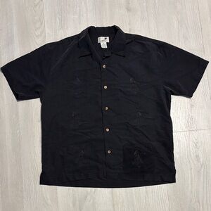🔥BUNDLESALE Men's L Havana Shirt Co Hawaiian Hula Girl Casual Button Down Shirt